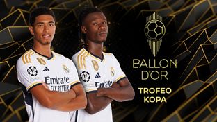 Bellingham e Camavinga, nomeados para o Troféu Kopa 2023