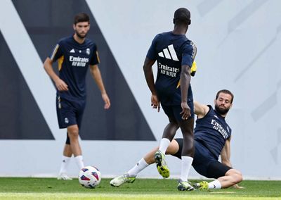 entrenamiento del real madrid