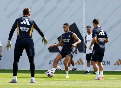entrenamiento del real madrid