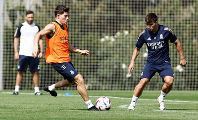 entrenamiento del real madrid