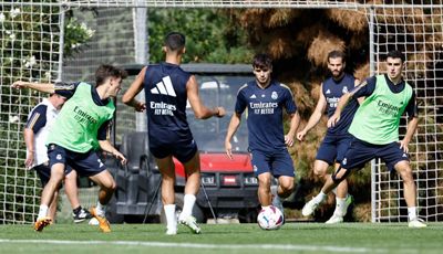entrenamiento del real madrid