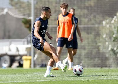 entrenamiento del real madrid
