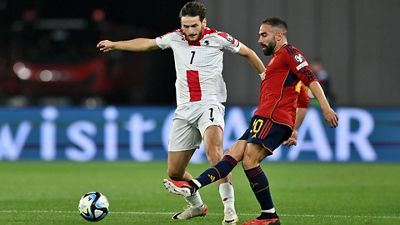 1-7: Carvajal y Joselu participan en la goleada de España