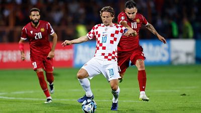 0-1: Modrić guía a Croacia en la victoria contra Armenia