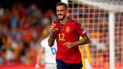 6-0: Joselu y Carvajal, protagonistas en la goleada de España