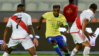 0-1: Triunfo de Rodrygo con Brasil ante Perú