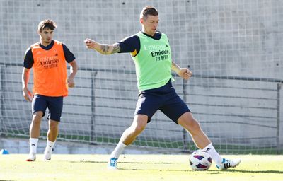 entrenamiento del real madrid