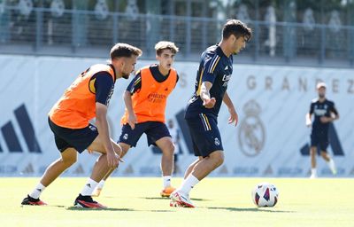 entrenamiento del real madrid