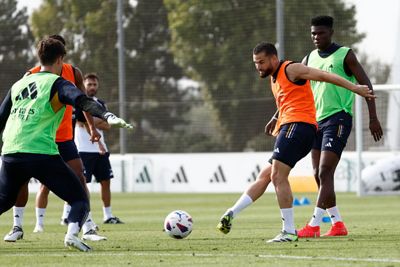 entrenamiento del real madrid