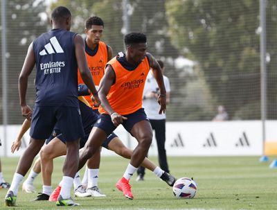 entrenamiento del real madrid