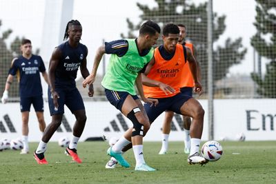 entrenamiento del real madrid