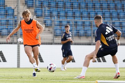 entrenamiento del real madrid