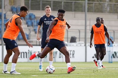 entrenamiento del real madrid