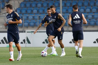 entrenamiento del real madrid