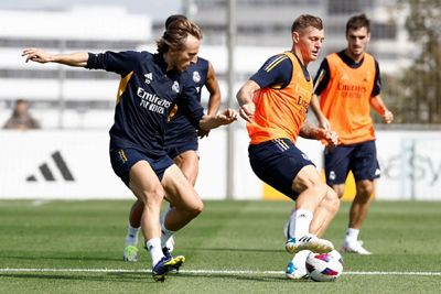 entrenamiento del real madrid