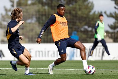 entrenamiento del real madrid