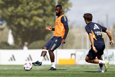 entrenamiento del real madrid