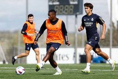 entrenamiento del real madrid