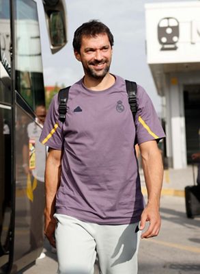 llegada del real madrid de baloncesto a murcia