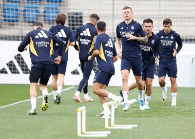 entrenamiento del real madrid