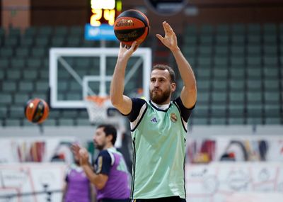 entrenamiento del real madrid de baloncesto