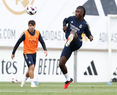 entrenamiento del real madrid