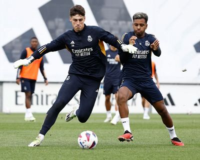 entrenamiento del real madrid