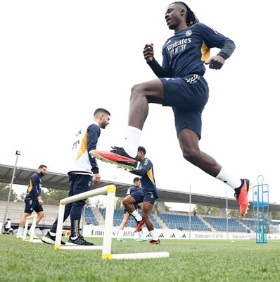 entrenamiento del real madrid