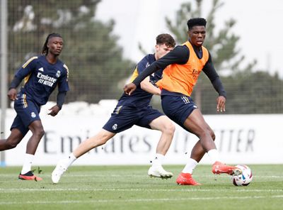 entrenamiento del real madrid