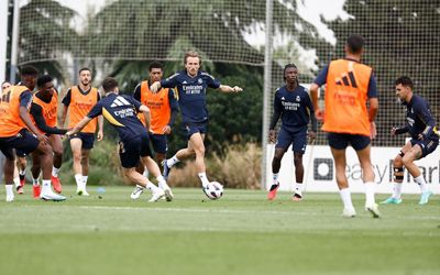 entrenamiento del real madrid