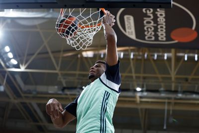 entrenamiento del real madrid de baloncesto