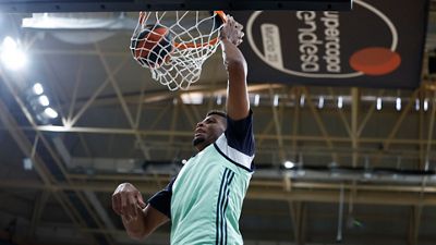 Entrenamiento antes de la final de la Supercopa