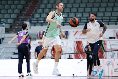 entrenamiento del real madrid de baloncesto