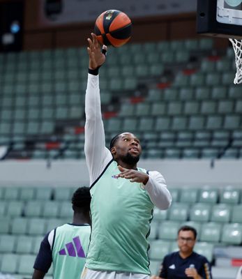 entrenamiento del real madrid de baloncesto