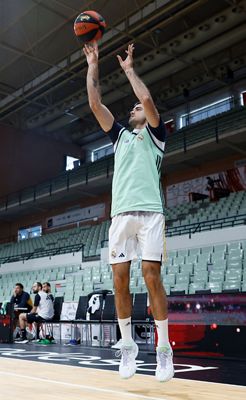 entrenamiento del real madrid de baloncesto