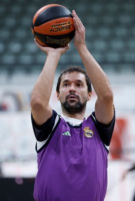 entrenamiento del real madrid de baloncesto