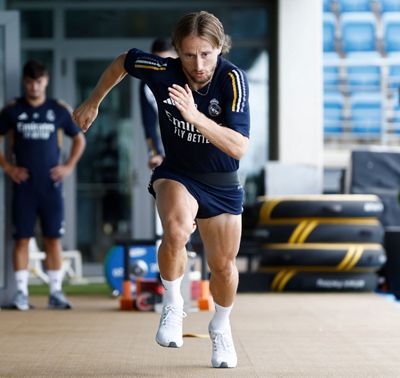 entrenamiento del real madrid