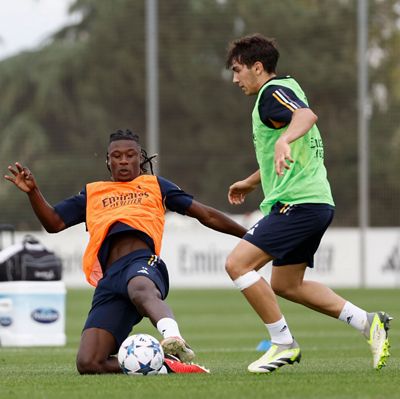 entrenamiento del real madrid