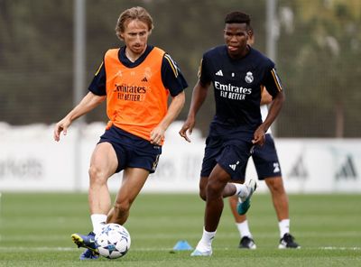 entrenamiento del real madrid