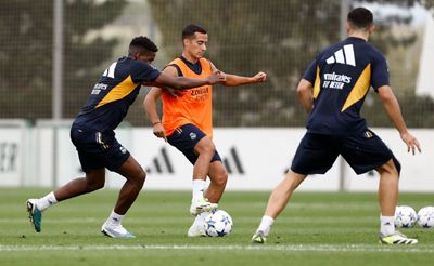entrenamiento del real madrid