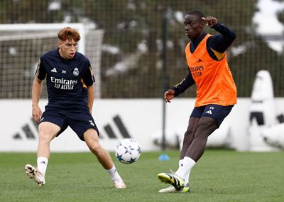 entrenamiento del real madrid