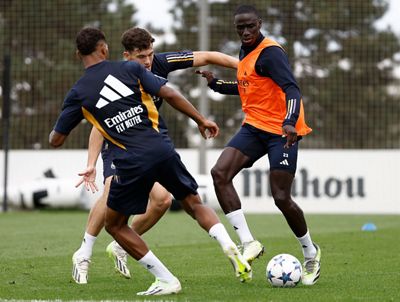 entrenamiento del real madrid