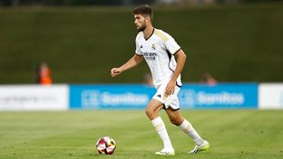 Once inicial del Castilla ante el Málaga