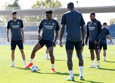 entrenamiento del real madrid
