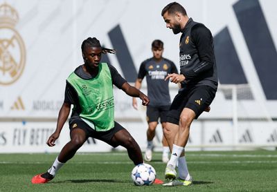 entrenamiento del real madrid