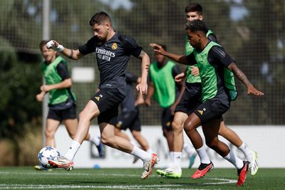 entrenamiento del real madrid