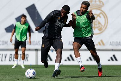 entrenamiento del real madrid