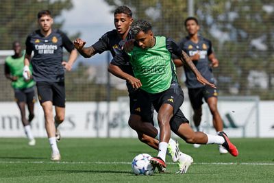 entrenamiento del real madrid