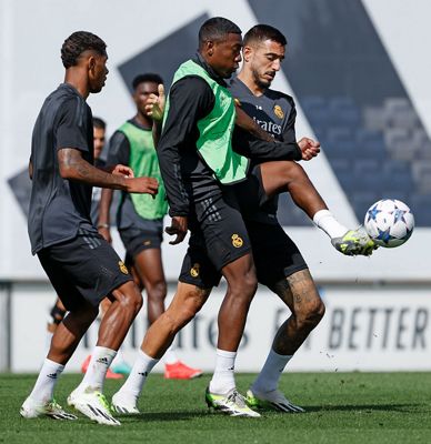 entrenamiento del real madrid