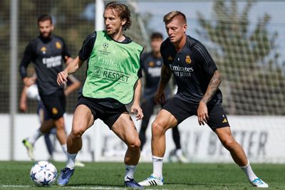 entrenamiento del real madrid